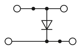 Řadová svornice elektronického prvku MUTTB 2,5-DIO/O-U PHOENIX CONTACT 1066346