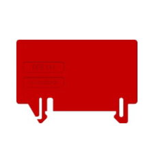 Oddělovací přepážka DFE.1+1/R červená MOREK DFE01R