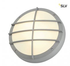 BULAN GRID venkovní nástěnné a stropní svítidlo,IP44,kulaté,stříbrošedé