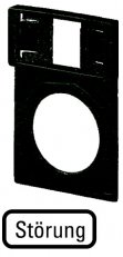 Eaton Q25TS-150 Nosič štítků s popisovacím štítkem, bílý, Storung