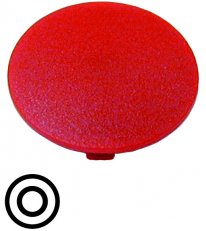 Eaton M22-XDP-R-X0 Tlačítková výplň do hřibového tlačítka, STOP, červená O