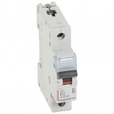DX3 JISTIČ, 1 PÓLOVÝ, CHAR. B,3A 10000A/16KA LEGRAND 408867