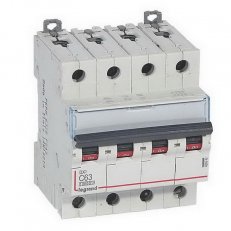 DX3 JISTIČ, 4 PÓLOVÝ, CHAR. C,63A 10000A/16KA LEGRAND 409342