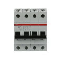 S204M-B16 4 fázový jistič 16 A char. B 10kA ABB 2CDS274001R0165
