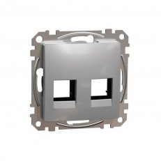 Sedna D/E Kryt pro RJ45 AMP Keystone UTP, Aluminium SCHNEIDER SDD113444C