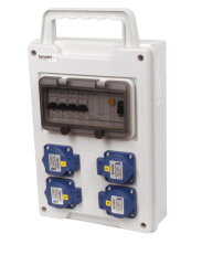 Zásuvková skříň EB 400000.1 /8M EasyBOX IP44 jištěná s chráničem 40/4/003