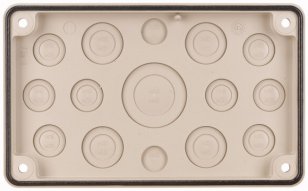 F3A-8 Kabelová příruba s otvory pro průchodky 2xM20 8xM25 4xM32 1xM50 091468