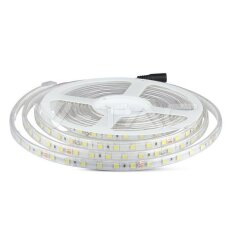 LED Strip 5050 60 LED 24V IP65 3000K, VT-5050 V-TAC SKU2562