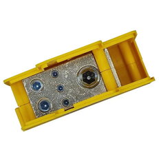 Distribuční blok DTB 120/2x50+3x16 žluto-zelený ELEKTRO BEČOV UB12050.24