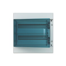 Nástěnná rozvodnice ABB IP65/36M (18x2), Mistral65 vč. N/PE, průhledná dvířka