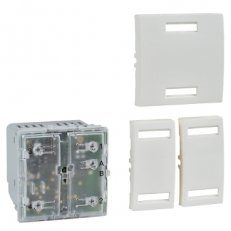 Schneider MGU3.573.25 Kombinovaný stmívač AirLink 300W, marfil