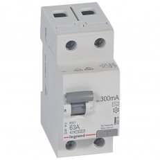 RX3 PROUDOVÝ CHRÁNIČ, 2 PÓLOVÝ, 63A 300MA, TYP AC LEGRAND 402034