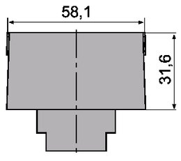 ABB 5014A-B1020 Maska nosná zaslepovací (bez otvorů)