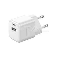 20W charging adapter with 1PD+1QC port-w