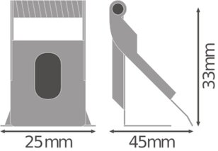 Montážní sada PANEL RECESSED MOUNT CLIPS VAL 4x LEDVANCE 4058075409859
