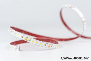 LED pásek ALUMIA pro hliníkové profily 4,5W/m, 4000K, 24V ALUMIA CH015