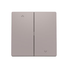 ABB Zoni Kryt spínače žaluziového dělený s potiskem greige 3559T-A00662 244