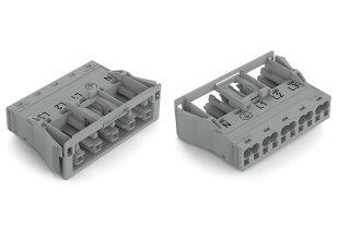 Zásuvka Snap-In 5pól. Kód. B šedá WAGO 770-745/060-000