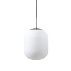 Závěsné LED svítidlo se skleněným stínidlem OSMONT TANIA P1 HP 52W IP40 3K chrom