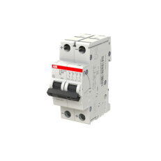 ABB S202MTR-Z50 DC, dvoupólový jistič, 50A, Z, 10kA, určeno pro drážní aplikace