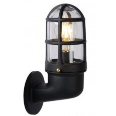 LUCIDE DUDLEY Outside Wall Light Down IP44 E27/60W Black venkovní svítidlo