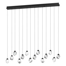 Závěsné svítidlo SINDICAT LED černá/čirá 42W EGLO 390414