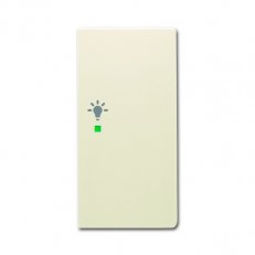 ABB Future linear,Solo Kryt 2nás pravý symbol osvětlení slonová kost SRL-2-R-82
