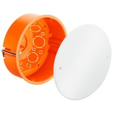 Krabice spojovací průměr 120 s víkem, hl.65 mm, do dutých stěn KAISER 9073-01