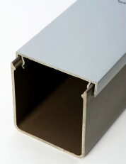 Kabelový žlab ZEKAN 3G (130x140 mm), 2000 mm, šedá CWS 004230V