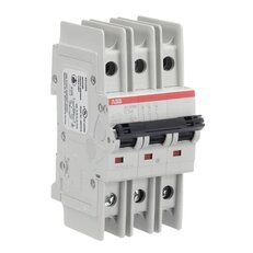 ABB SU203M-C3 jistič char. C 10kA 3A 3P  dle UL489 a CSA 22.2 No. 5