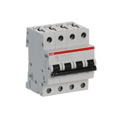 S204-D40 4 fázový jistič 40 A char. D 6kA ABB 2CDS254001R0401