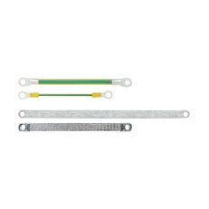 GROUND STRAP 1X4-M8-300MM GN-YE