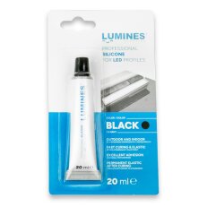 Silikon ACC-SILICONE BLACK TUBE 20ml GREENLUX GXLP2630