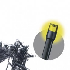 80 LED vánoční síť, 3xAA, IP44, teplá bílá, časovač