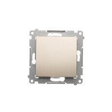 Přepínač křížový, řazení 7, 10AX, 250V~, zlatá matná, metalizované DW7.01/X/44