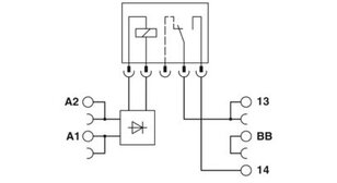 Reléový modul PLC-RSC- 24DC/ 1/ACT PHOENIX CONTACT 2966210