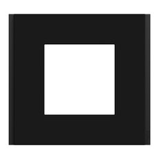 Krycí rámeček SCHNEIDER NU600272 NOVÁ UNICA DECO MATERIALS jednonásobný, Rubber