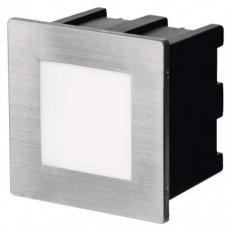 LED orientační vestavné svítidlo AMAL 80×80, 1,5W teplá bílá,IP65 EMOS ZC0109