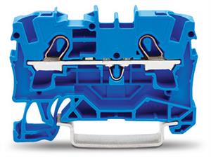 2vodičová průchozí svorka 4mm2 pro aplikace Ex e II a Ex i modrá WAGO 2004-1204