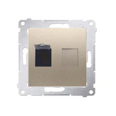D61.01/44 Jednonásobná počítačová zásuvk