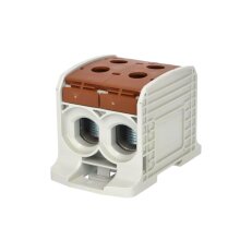Svorka univerzální RKA 185 1/4 L B 353A 1P 4Xvstup AL/CU hnědá DIN/panel 1006048
