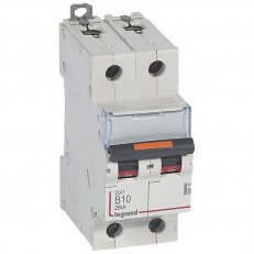 DX3 JISTIČ, 2 PÓLOVÝ, CHAR. B,10A 25KA LEGRAND 409715