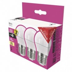 LED žárovka Classic Mini Globe E27 5W (40W) 470 lm teplá bílá EMOS ZQ1120.3