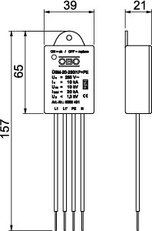 ÜSM-20-230I1P+PE Přepěťová ochrana pro LED systémy ÜSM-20-230I1P+PE OBO 5092431