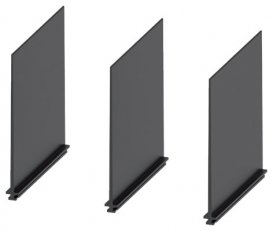 SIEMENS 3VW9724-0WA10 Izolační přepážky délka 100 mm, 6 ks, 4pól, pro 3VA27