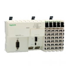 M258 Ethernet, CANopen, RS232/RS485, 42DI/DO    SCHNEIDER TM258LF42DT