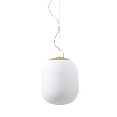 Závěsné svítidlo TANIA L2 HP 59W IP40 3K ON/OFF SKLO OPAL mosaz OSMONT TAN62368