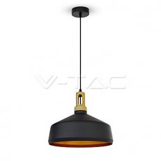 Modern Black Wooden Top Pendant ?350,  V