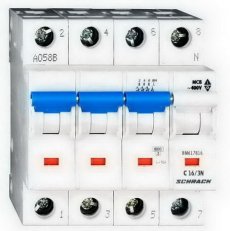 Instalační jistič 6 kA, C 16A, 3+N SCHRACK BM617816--