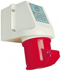 Walther 131402 Nástěnná zásuvka 32A 4P>50-500V 300-500Hz 2h IP44